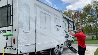 How To Wash and Wax an RV Like a PRO! New RV Maintenance, Tools, Products and Tips Ep. 14