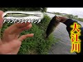 ジャッカルのドリフトフライ4インチが釣れる【大江川バス釣り】