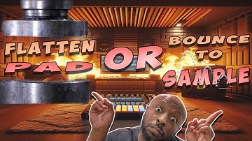Flatten Pad??? or Bounce to Sample on the MPC???? Watch This!!!!