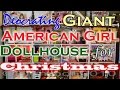 Decorating Giant Dollhouse for Christmas