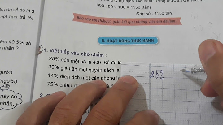 Bài 51 giải toán về tỉ số phần trăm năm 2024