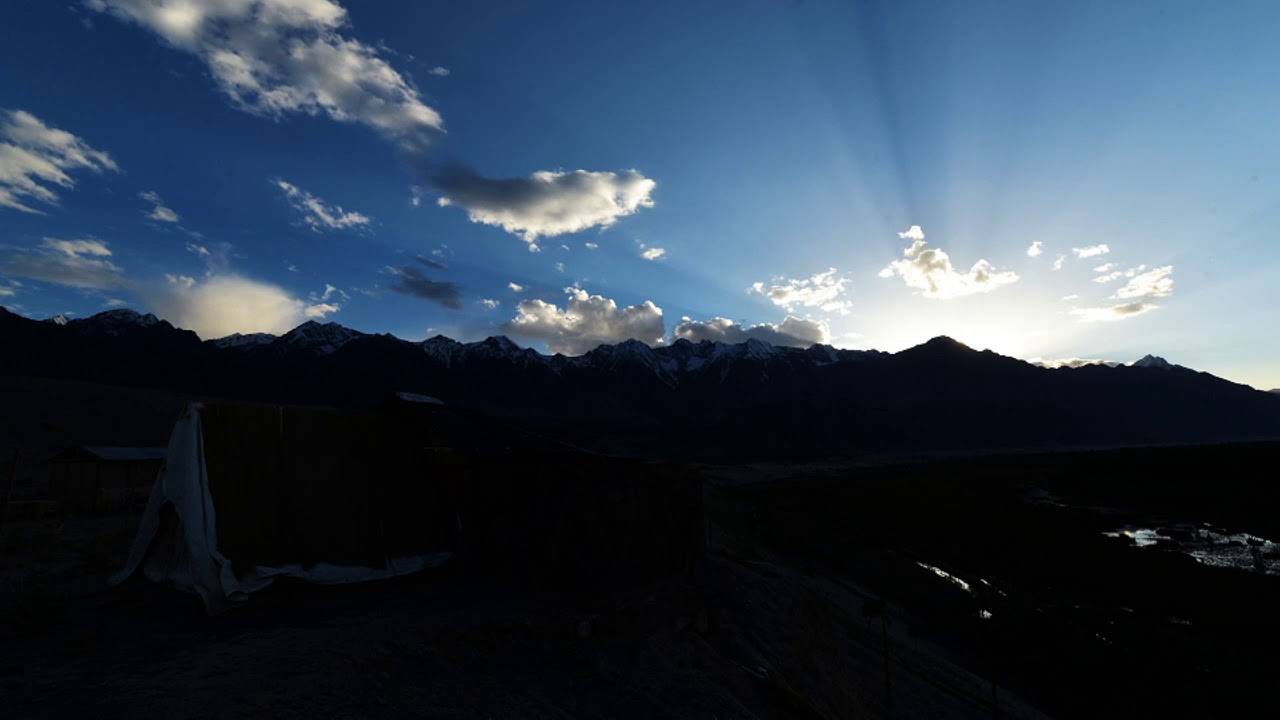 Sunset at Glamp Pakistan, Katpana, Skardu.