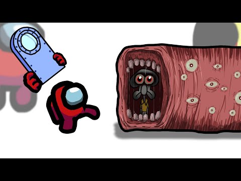 Mini Crewmate Kills Creepypasta Characters - Part 2 | Among Us