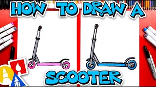 How To Draw A Scooter screenshot 2