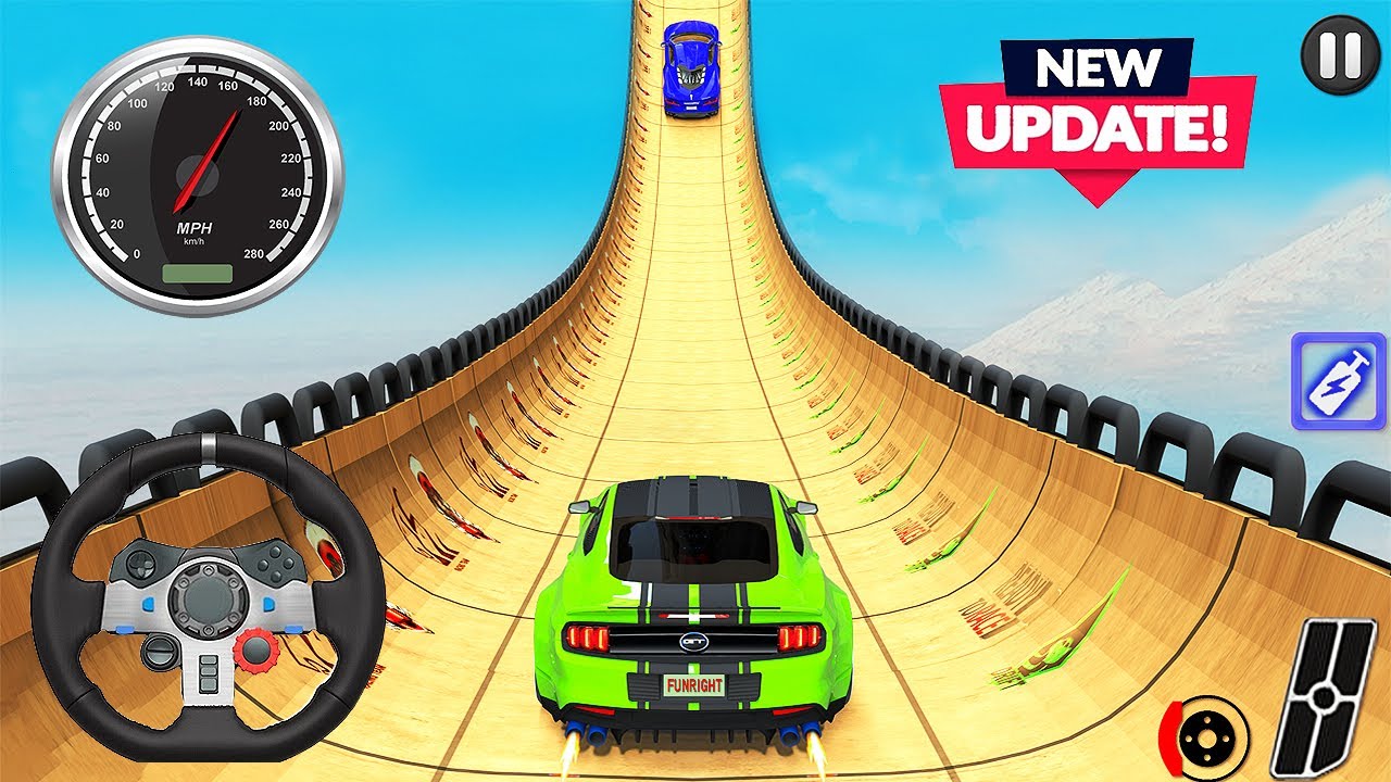 Impossible Tracks Car Stunts Racing 3D New Update 2023 Mega Ramp Car Games Android GamePlay