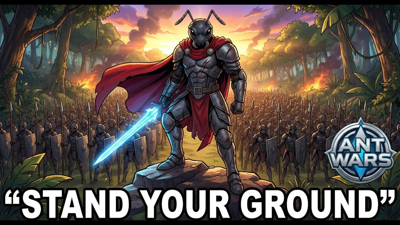 Эпическая война муравьев: кинематографический ролик | Армия черных муравьев противостоит королевс...