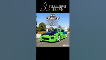 Mitsubishi Eclipse Evolution (1990–2012) | Every Generation