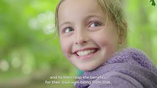 What is nature-based connection? Discover our outdoor learning programme in our rewilding project