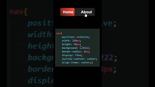 Create NavBar Using HTML | CSS #coding #htmlcss