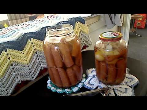 PICKLED SAUSAGES AND PICKLED EGGS