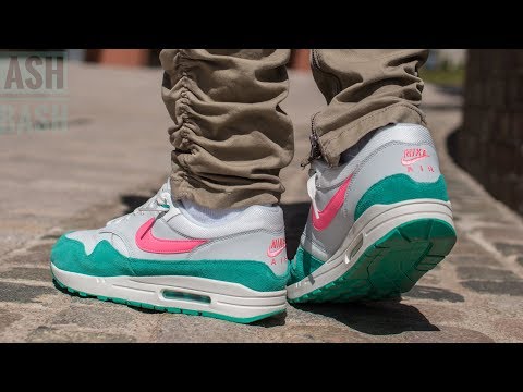 Review On Feet Nike Air Max 1 Watermelon Ash Bash YouTube