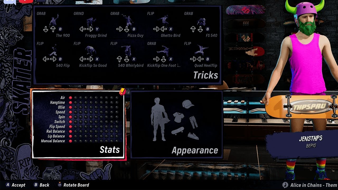 THPS 3+4 | Career Mode | NG+ Zero Stats 100% Goals and Cash