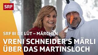 Vreni Schneider erzählt Märli vom Martinsloch | Märchen – SRF bi de Lüt – Live aus Elm (GL) | SRF