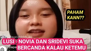 SEMUANYA DIJAWAB JUJUR, HUBUNGAN NOVIA DAN SRIDEVI DI LOKASI SANGAT BAIK SERING BERCANDA