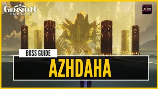 Genshin Impact - How To Defeat Azhdaha, Earthshaking Dragon [Boss Guide]