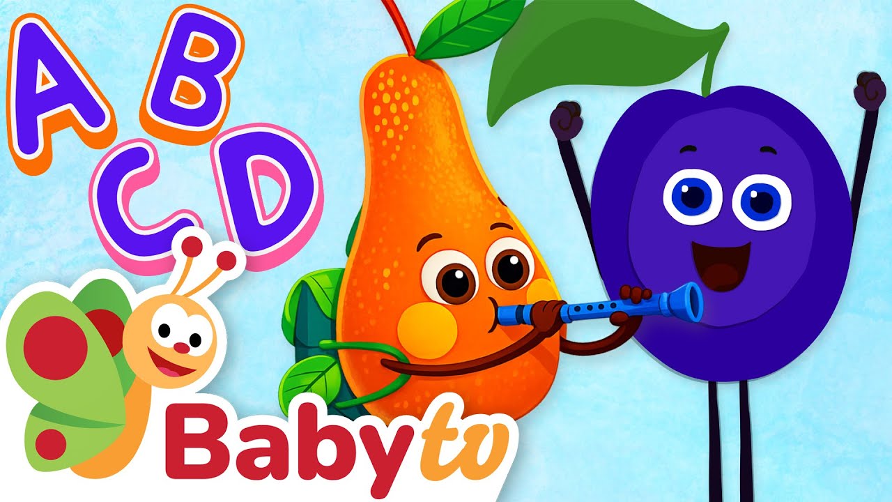 フルーツがABCソングを演奏 | アルファベットソングのミュージカル | BabyTV