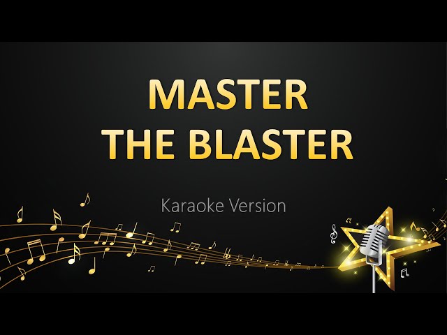 Master The Blaster - Anirudh Ravichander (Karaoke Version) class=