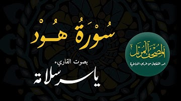 المصحف المرتل بمد المنفصل (( 011 سورة هود )) ياسرسلامة