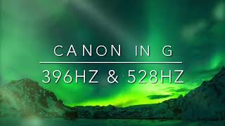 [Pachelbel's Canon in G] Solfeggio frequency 396Hz+528Hz | Piano perfect for relaxing and sleeping