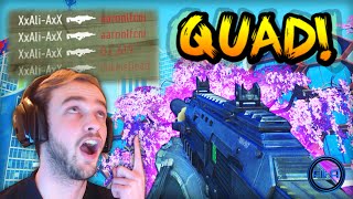 QUAD FEED! - Advanced Warfare GAMEPLAY LIVE w/ Ali-A #3! - (Call of Duty AW)