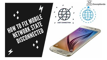 How to fix mobile network state disconnected