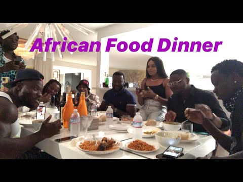 MICHAEL BLACKSON HAVING DELICIOUS AFRICAN FOOD DINNER WITH HIS AMAZING AFRICAN FRIENDS!