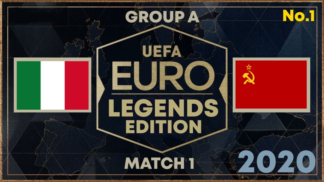 Italy vs Soviet Union | UEFA EURO Legends | Group A Match 1 | PES 2021 Simulation