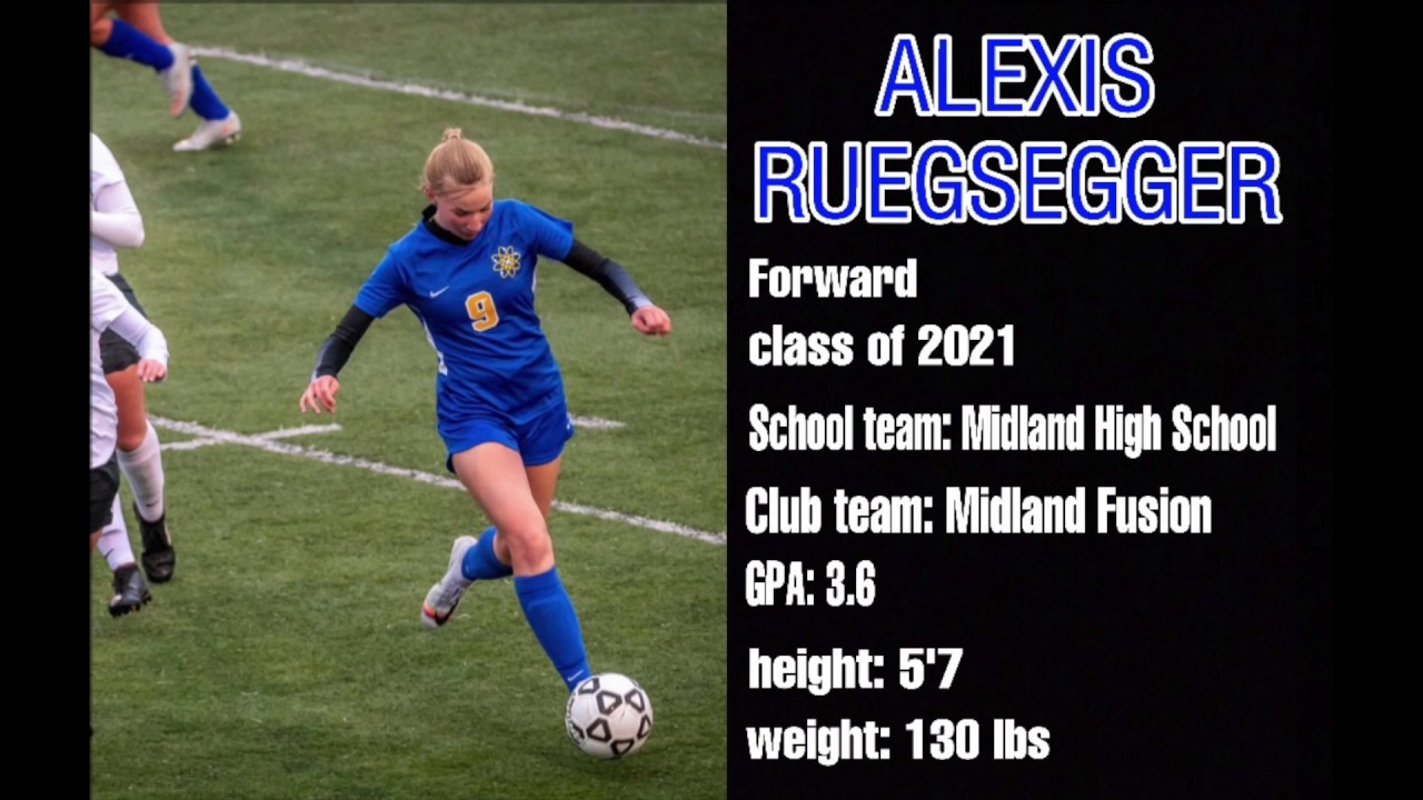 Alexis Ruegger Alexis Ruegsegger College Soccer Recruiting Video- Class of 2021 - YouTube
