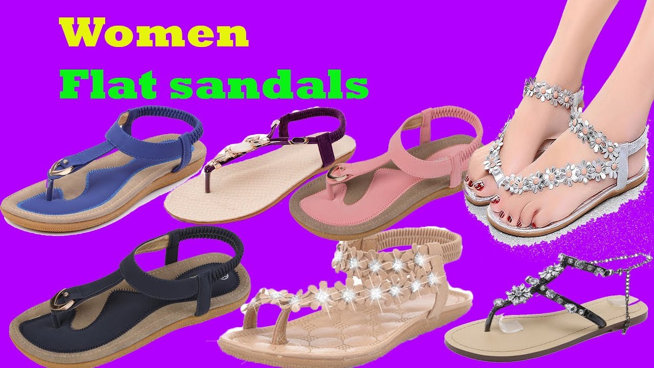 Best  Women Flat Sandals With Price | Ladies Summer Flat Sandals 2019
