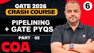 COA 06 | Pipelining + GATE PYQs Part 02 | GATE 2026 COA Crash Course | Bharat Acharya Sir
