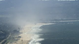 Strong winds pummel LA County