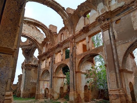 Ghost Town Of Belchite in Spain - Abandoned Buildings from Spainsh Civil War