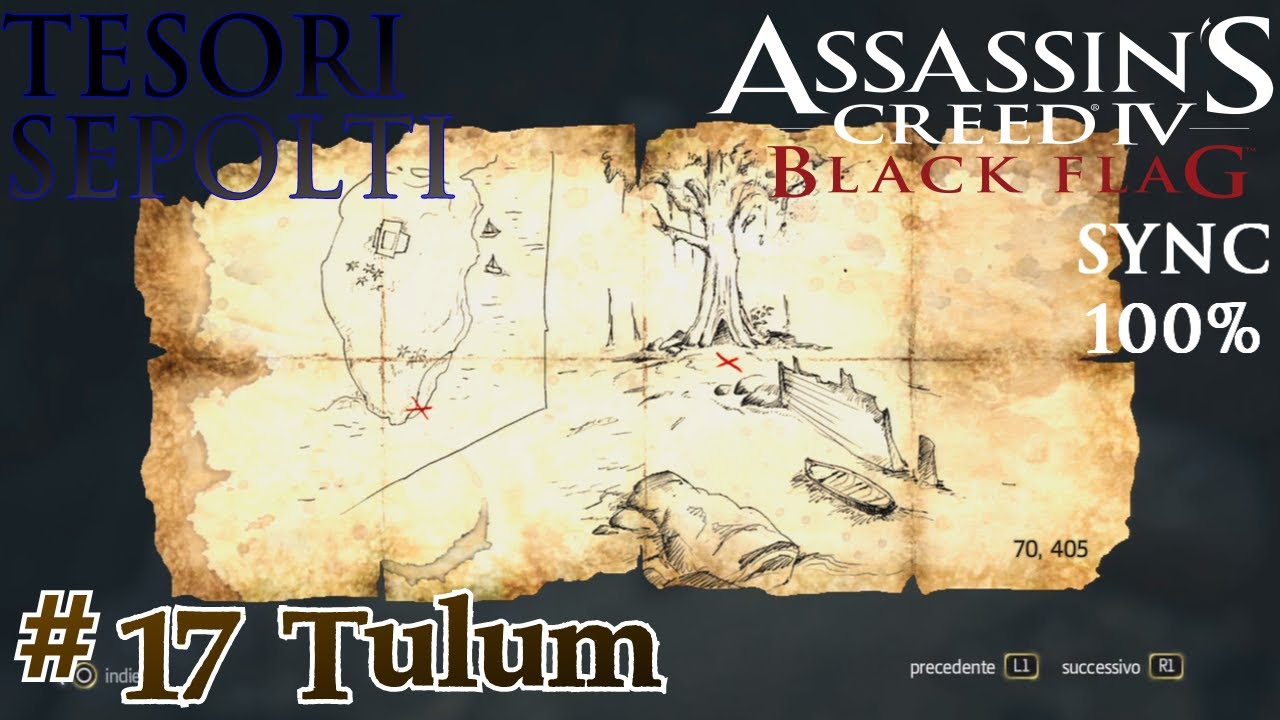 Assassin's Creed 4 Black Flag (ITA) Tesoro Sepolto 17 Tulum YouTube