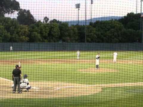 Dylan Chavez pitching in relief