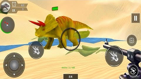 Wild Dinosaur Hunting Attack_Android ios Gameplay - Dinosaur Planet Gaming Part 11