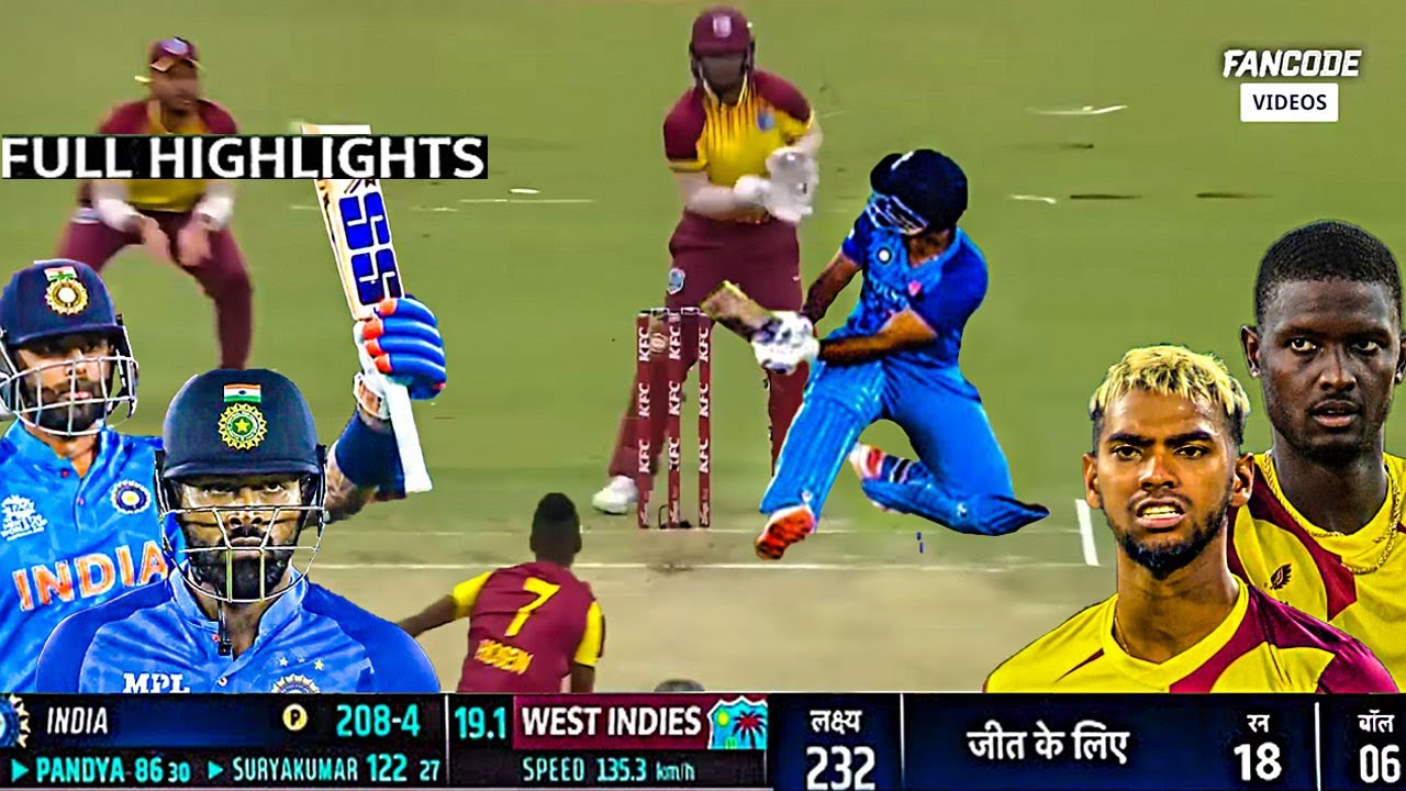 India Vs West Indies 4th T20 Full Match Highlights, IND vs WI 4th T20 Match Highlights, Surya Kohli