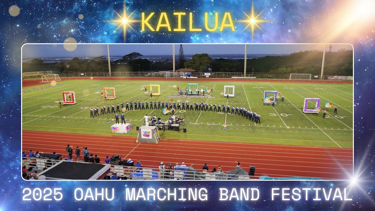 IN COLOR, IN MOTION | 2025 Kailua HS "Surfrider" Marching Band | 2025 Oahu Marching Band Festival