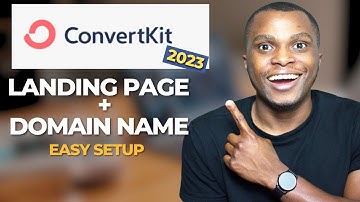 How to Setup Convertkit Landing Page & Connect Domain Name | Convertkit tutorial for beginners