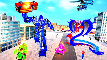 US Police Cobra Transform Robot Android Gameplay FHD