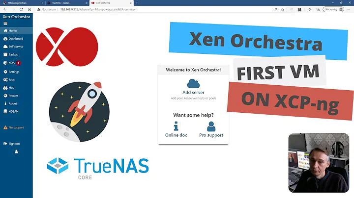 Create your first VM in XCP-ng with Xen Orchestra CE step by step