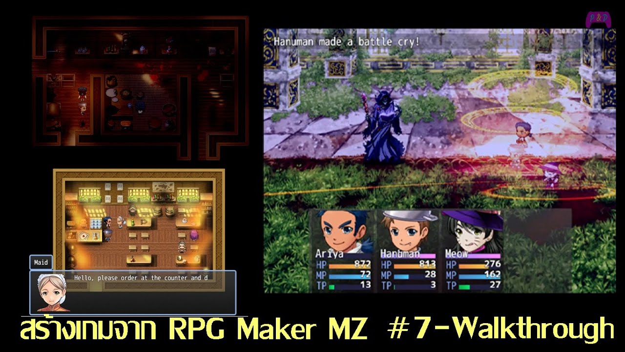 Ariya Demo playtest by me - RPG Maker MZ - YouTube