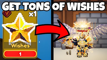 HOW TO GET TONS OF WISHES FOR THE NEW DIVINITY SET in Roblox Pixel Blade