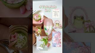 Cherry Blossom Nail Tutorial 🌸✨ #cateyenails #frenchtipnails #nailtutorial #diynails