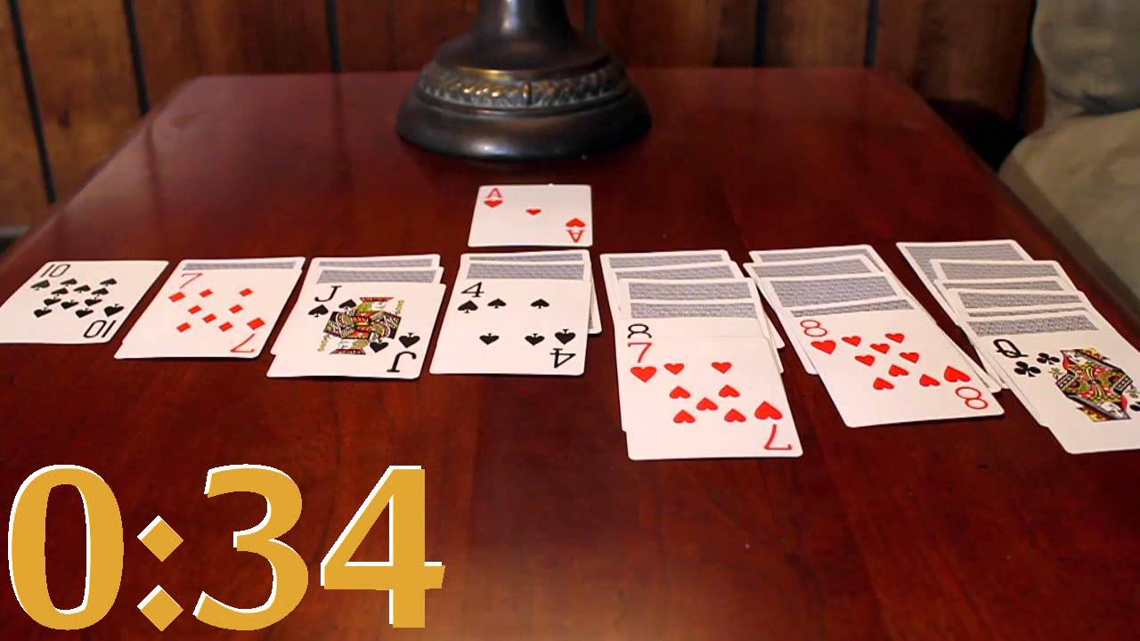 Playing Solitaire Countdown Video 