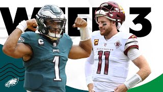 Carson Wentz & Jalen Hurts react to the Eagles' win over the Commanders | Eagles Postgame Live