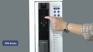 Emaks Prime Retina 30 Akıllı Kapı Kilidi Gri Ee.bck.002.0002.R001