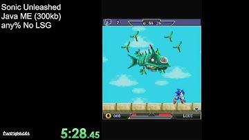 Sonic Unleashed (Java ME, 300kb ver.) speedrun - any% No LSG in 12:15