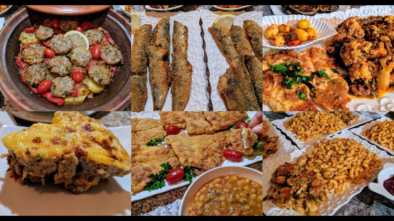 جدول وجبات هد الاسبوع  افكار بسيطة غدا اوعشا اقتصادي سريع للمرأة العاملة او ربت البيت