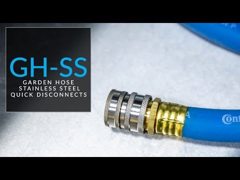 Introducing Stainless Steel Garden Hose Quick Disconnects Youtube