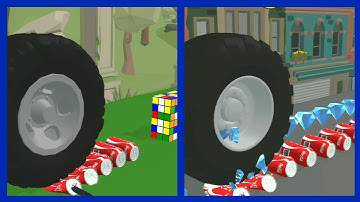 Wheel Smash. All Levels Gameplay Android,ios (Levels 5-7)
